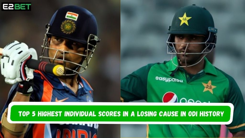 Highest Individual Scores in a Losing