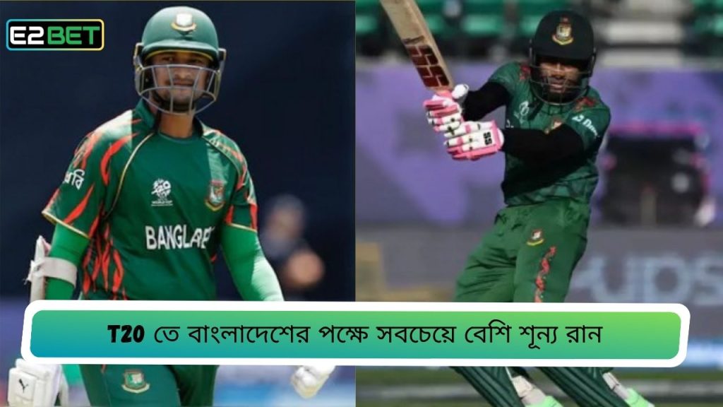 T20 তে বাংলাদেশের পক্ষে সবচেয়ে বেশি শূন্য রান
