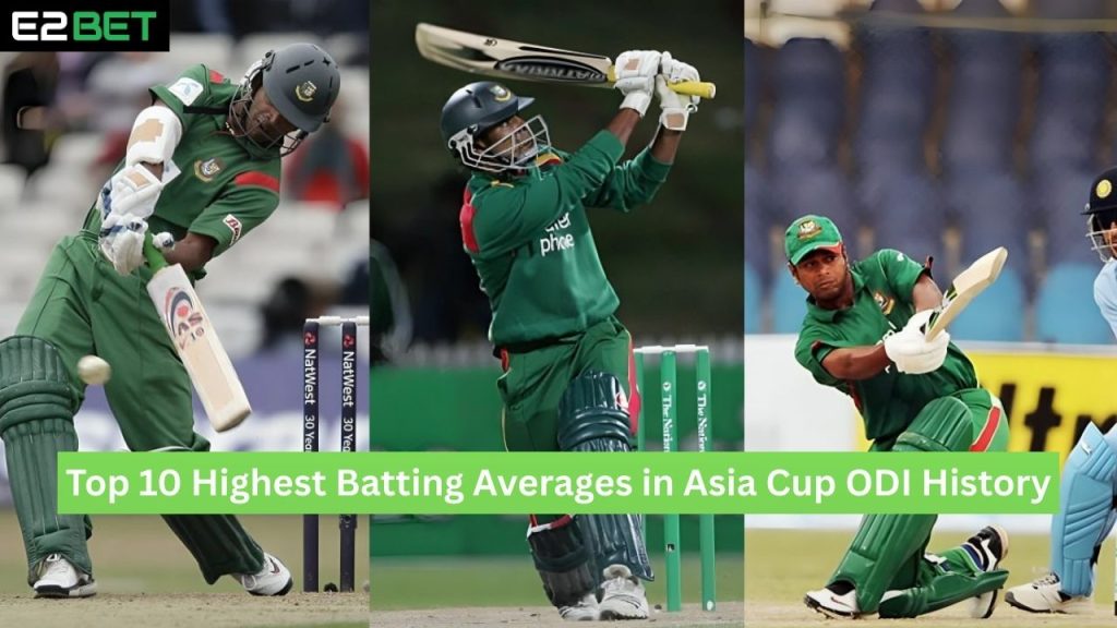 Batting Averages for Bangladesh in ICC Champions Trophy History