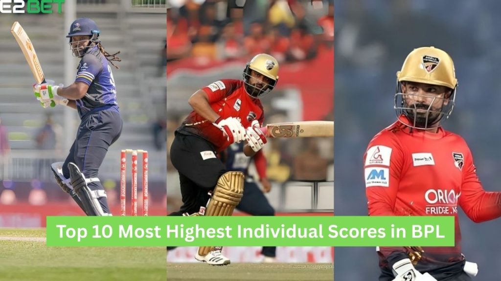 Most Highest Individual Scores in BPL